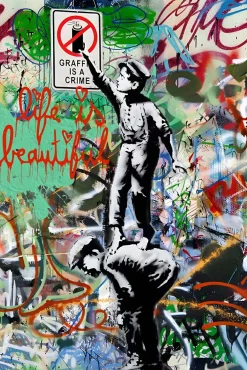 Sale Sonstige Keilrahmenbild GRAFITTY!