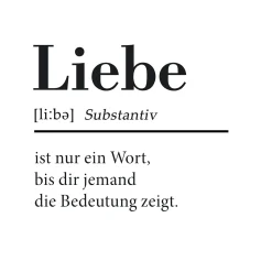 PRO ART Keilrahmenbild LIEBE