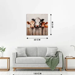 Clearance Sonstige Keilrahmenbild MILKY FARM