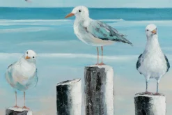 Sale Sonstige Keilrahmenbild MÖWEN AM SEE