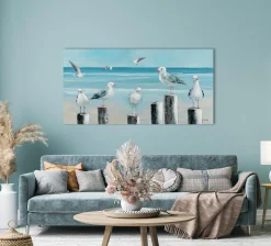 Sale Sonstige Keilrahmenbild MÖWEN AM SEE