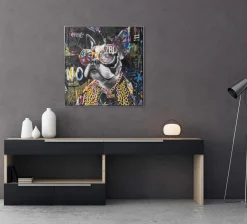 Online Sonstige Keilrahmenbild RAPPER DOG