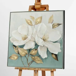 Outlet Sonstige Keilrahmenbild WHITE FLOWERS