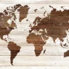 Sale PRO ART Keilrahmenbild WORLDMAP ON