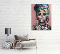 Sonstige Keilrahmenbild WÜSTENFRAU