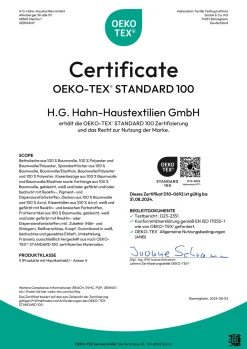 Outlet Hahn Kissenbezug Jersey weiß