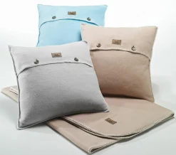 Best SANSIBAR Kissenhülle silber