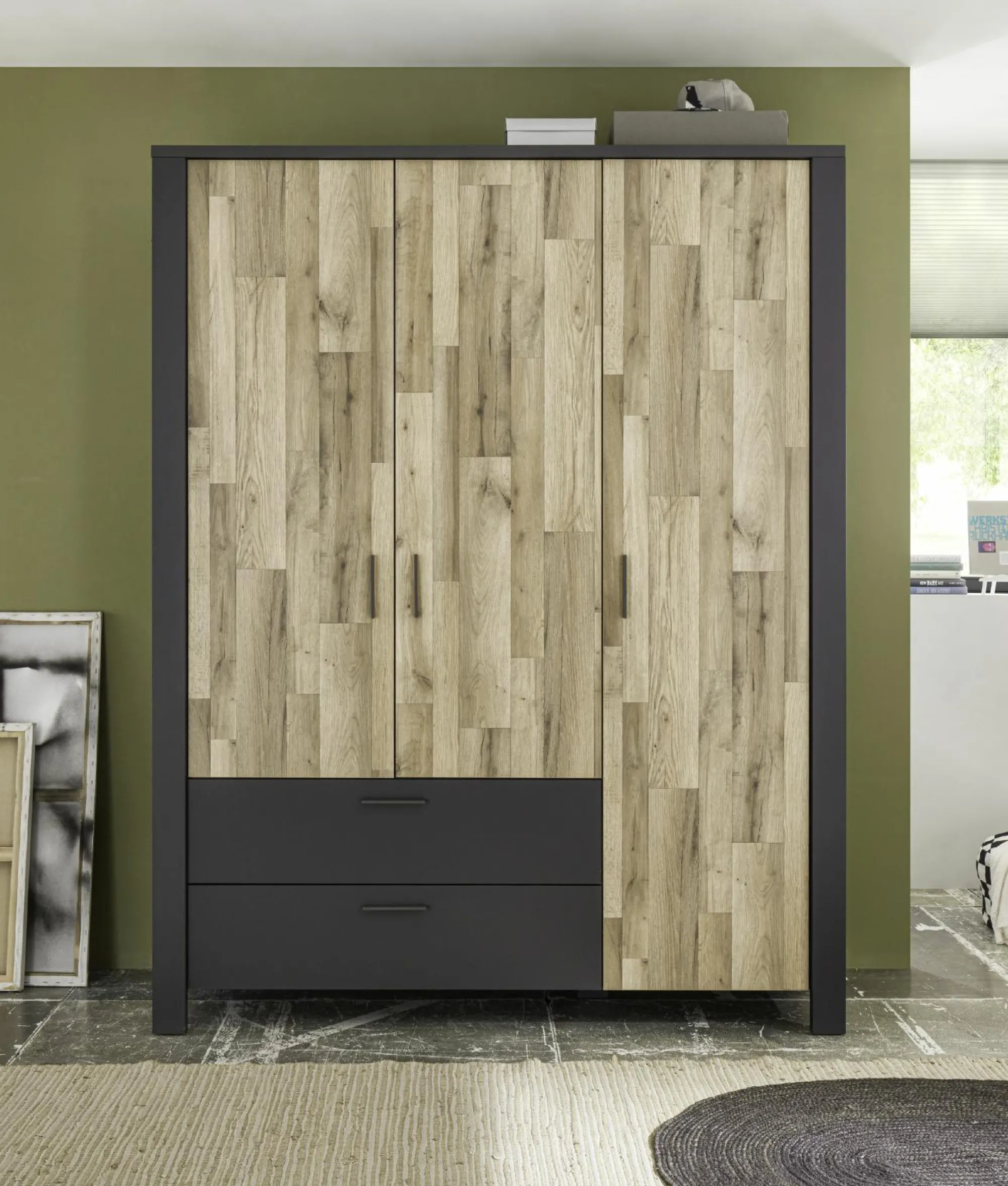 Discount HARPER Kleiderschrank BRAGA