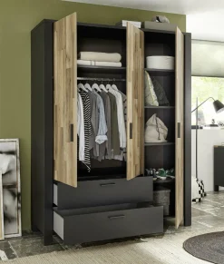 Discount HARPER Kleiderschrank BRAGA