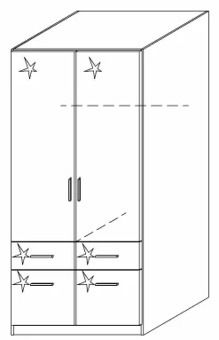 Online HARPER Kleiderschrank RICHMOND