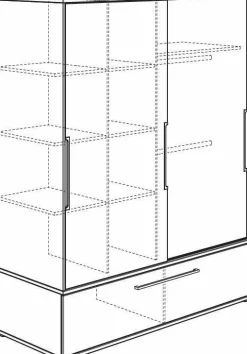 Hot PAIDI Kleiderschrank STEN