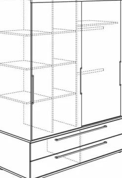 PAIDI Kleiderschrank 2T2S FIONN