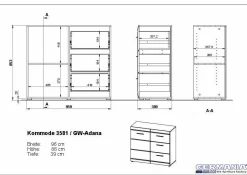 Clearance HARPER Kommode GREIFSWALD