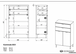 GERMANIA Kommode MAURESA