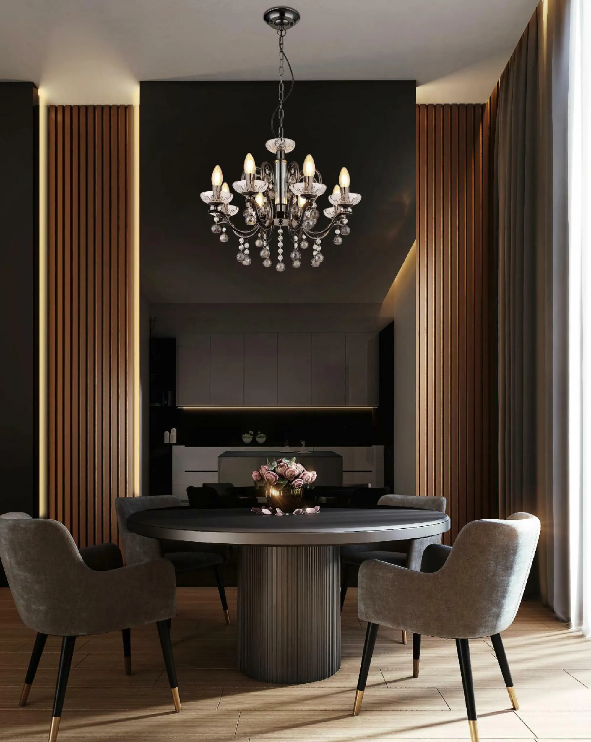 Clearance GLOBO Lighting Kronleuchter CAMILA