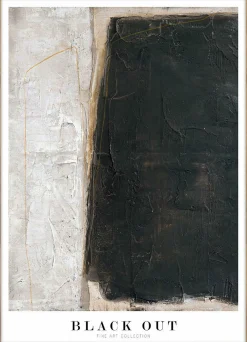 Outlet Sonstige Kunstdruck BLACK OUT