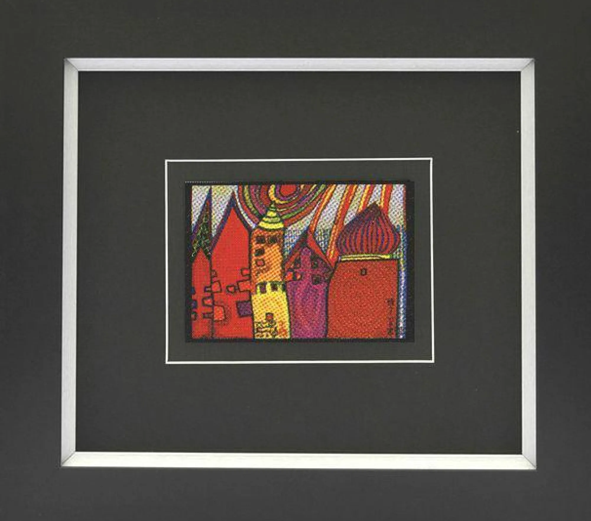 Sonstige Kunstdruck HUNDERTWASSER