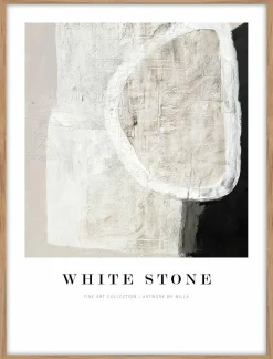 Sonstige Kunstdruck WHITE STONE