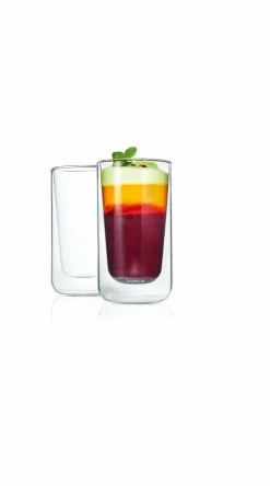 blomus Latte-Macchiatoglas-Set NERO