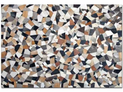 Clearance Sonstige Leder-Teppich braun/bg