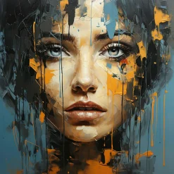 Sonstige Leinwandbild BLUE EYE GIRL