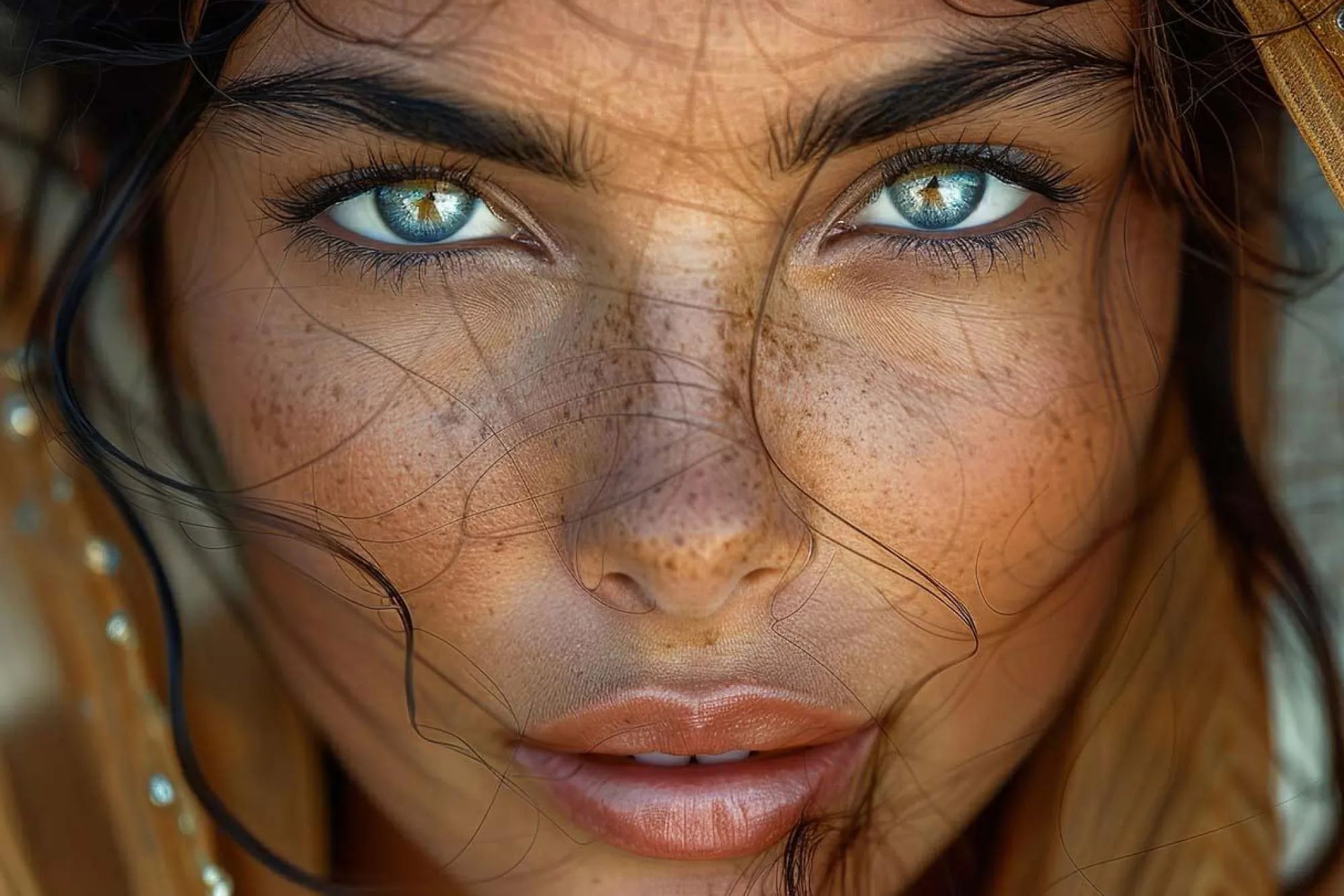 Best Sonstige Leinwandbild GREEN EYES ORIENT