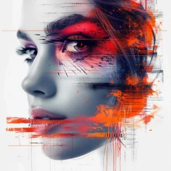 Sonstige Leinwandbild LOOK BEHIND