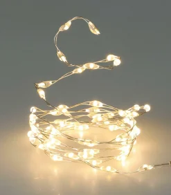 New Sonstige Lichterkette SILBERDRAHT LED