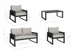ANDREA BIZZOTTO Loungeset CAPTIVA
