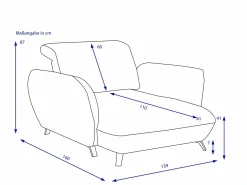 Best vito Loveseat CREDA