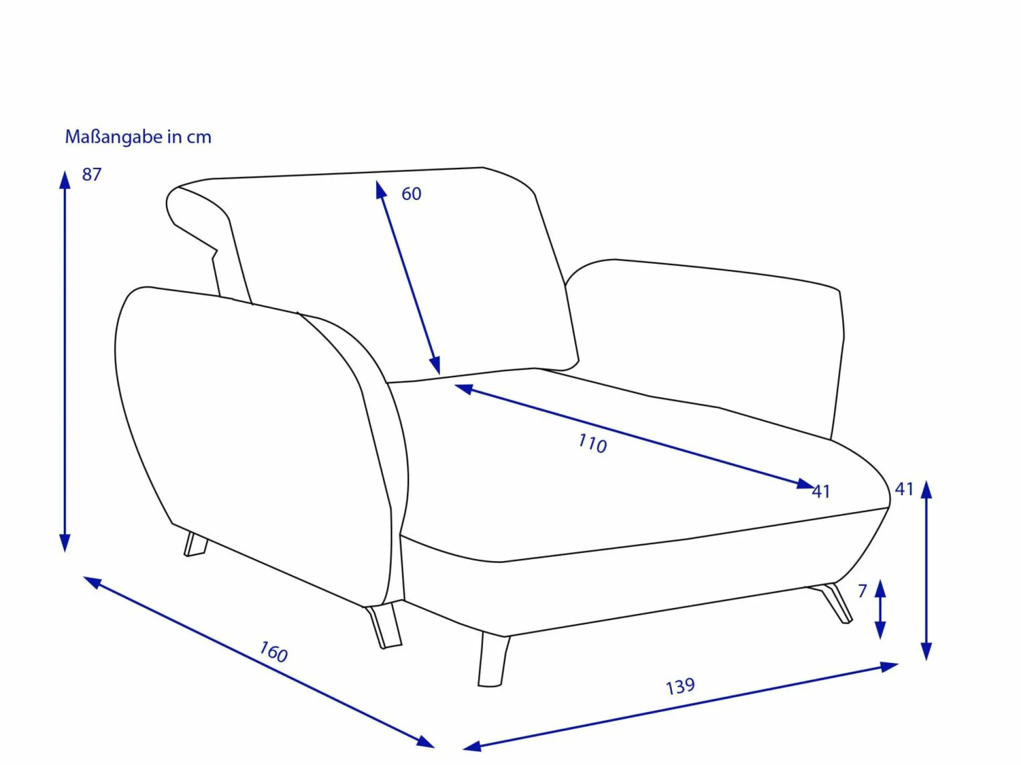 Best vito Loveseat CREDA