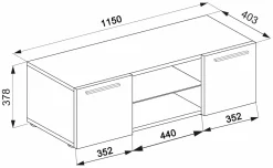 VCM Lowboard JUSA 115