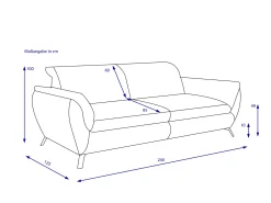 New Sonstige Megasofa LIVIN STRESA