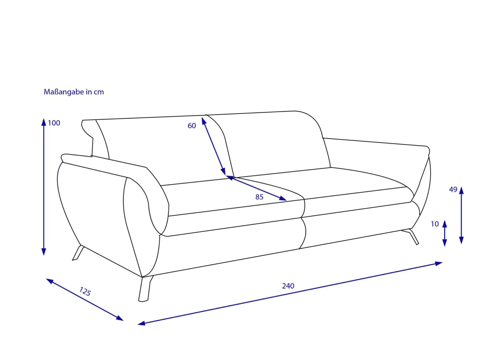 New Sonstige Megasofa LIVIN STRESA