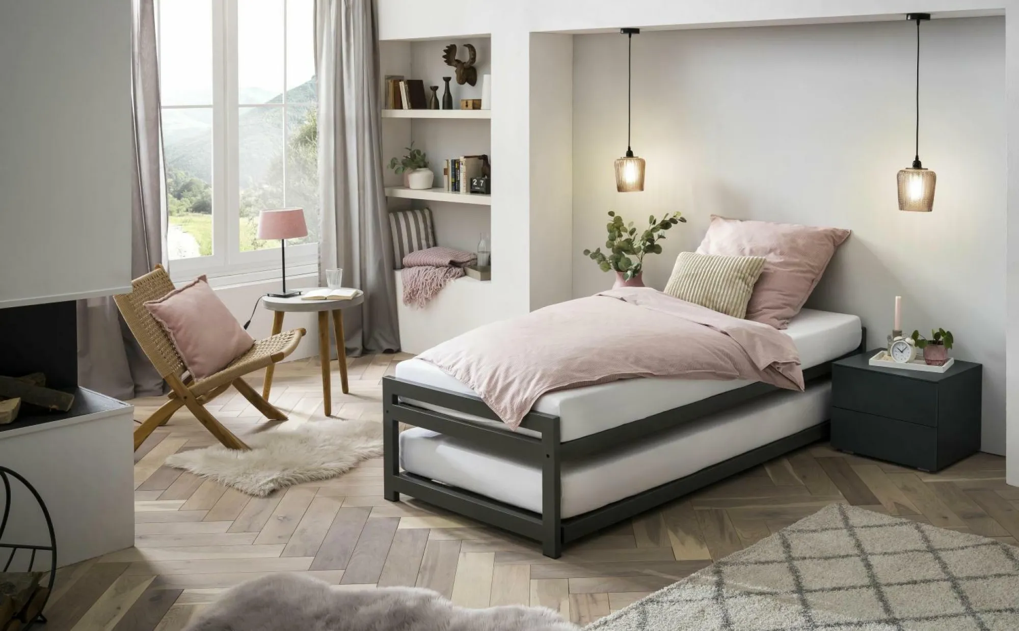 HASENA Metallbett KIDS&GUESTS