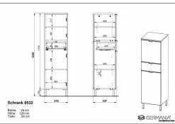 New GERMANIA Midischrank MAURESA