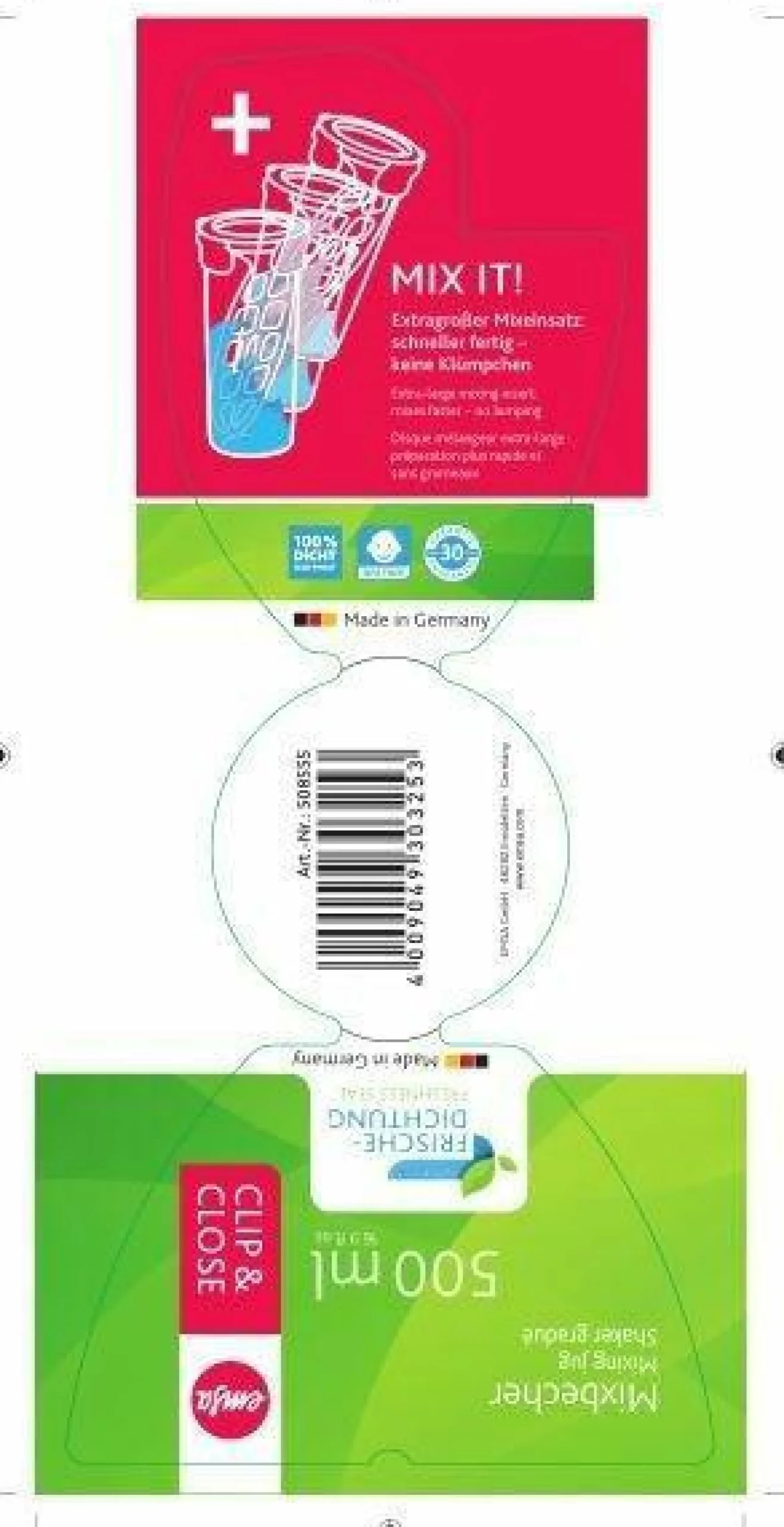 emsa Mixbecher CLIP & CLOSE