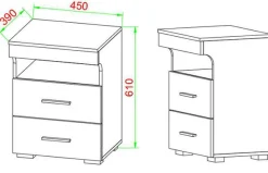 Best VCM Nachttisch SLEPAL