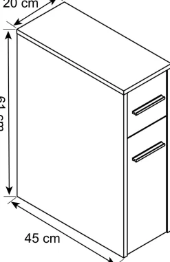 Best VCM Nischenschrank ZALO