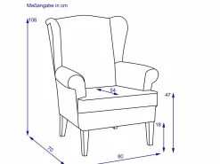 Outlet Sonstige Ohrensessel LUMINARA-B