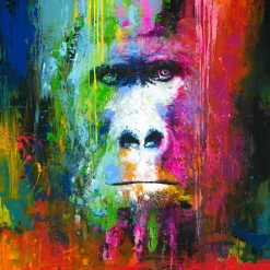 Outlet PRO ART Originalbild COLOURFUL GORILLA