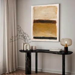 Hot Sonstige Originalbild OCHRE SQUARE