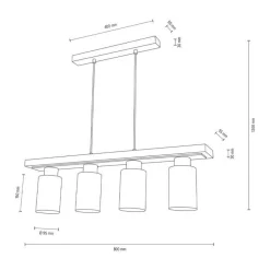 Hot Sonstige Pendelleuchte BOSCO SMOKY