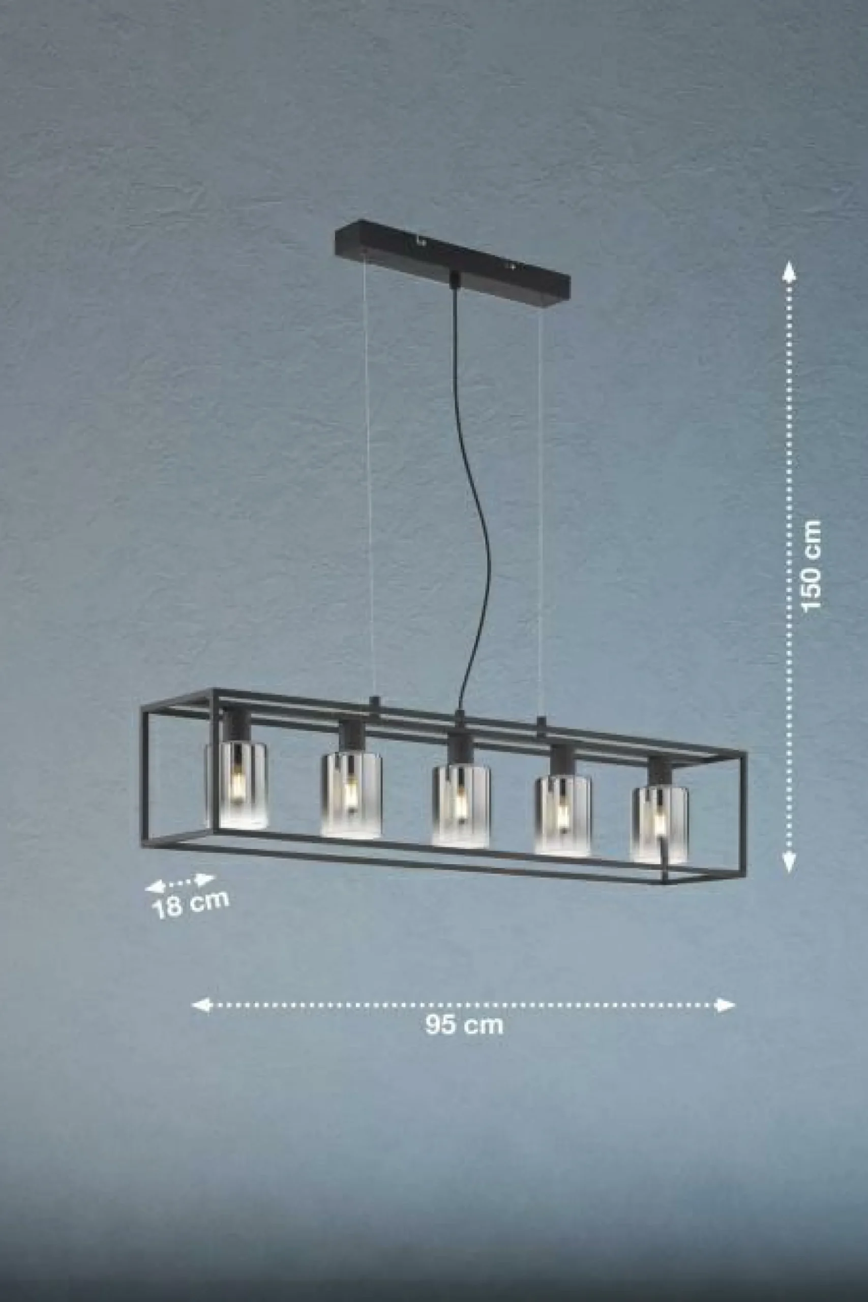 FISCHER & HONSEL Pendelleuchte ISKA
