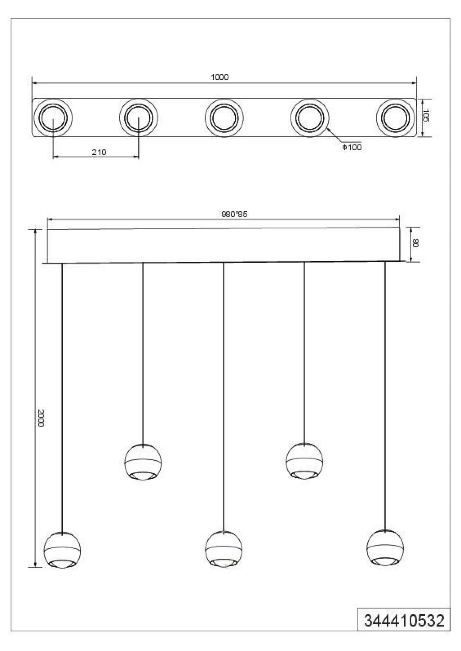 Select Pendelleuchte ORBIT