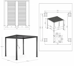 Best ANDREA BIZZOTTO Pergola OCEAN