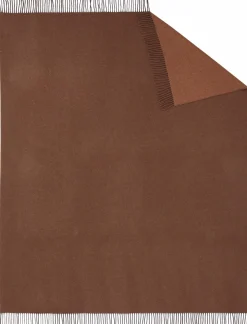 Biederlack Plaid CASHMERE rot