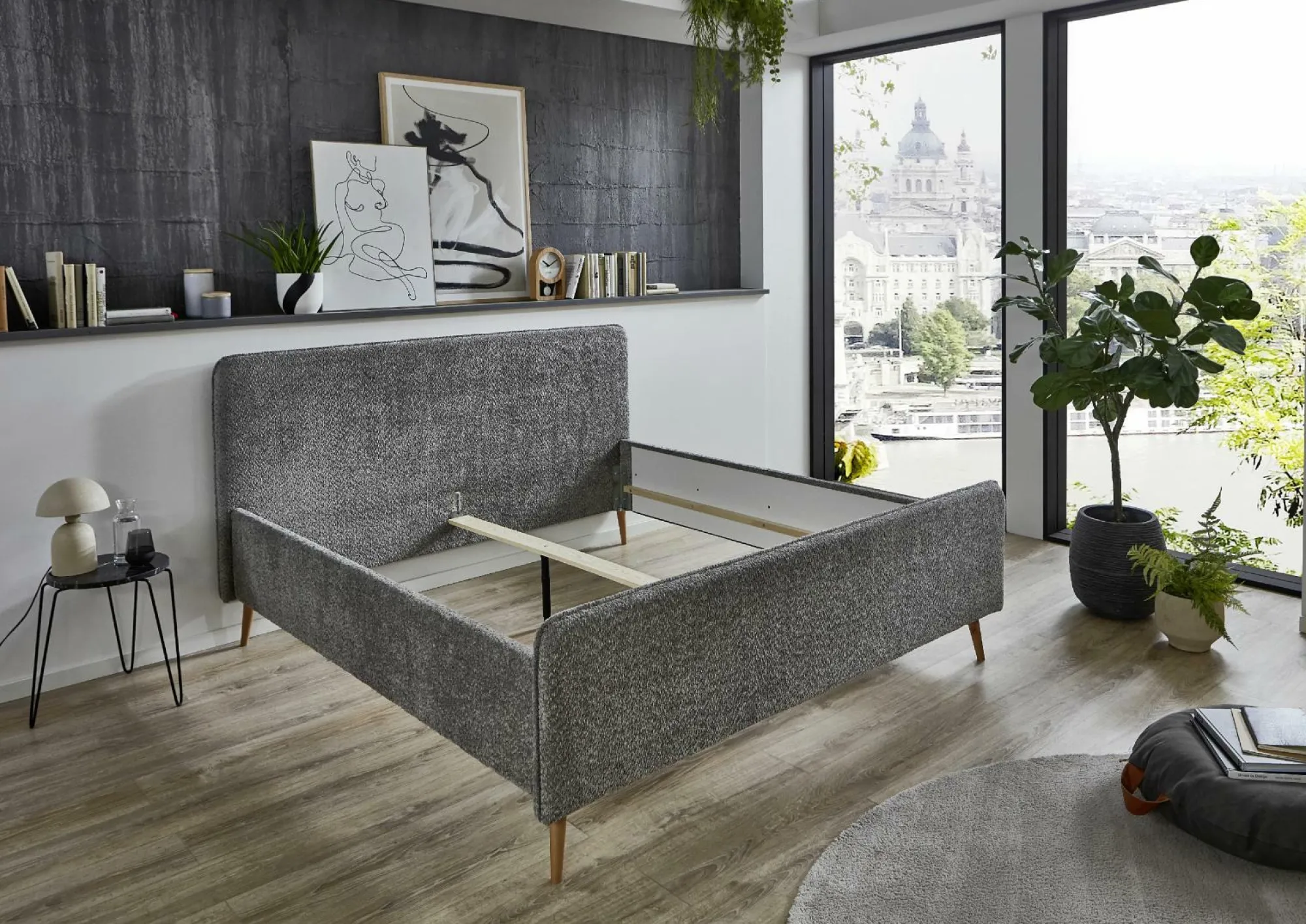 New HARPER Polsterbett SELMA