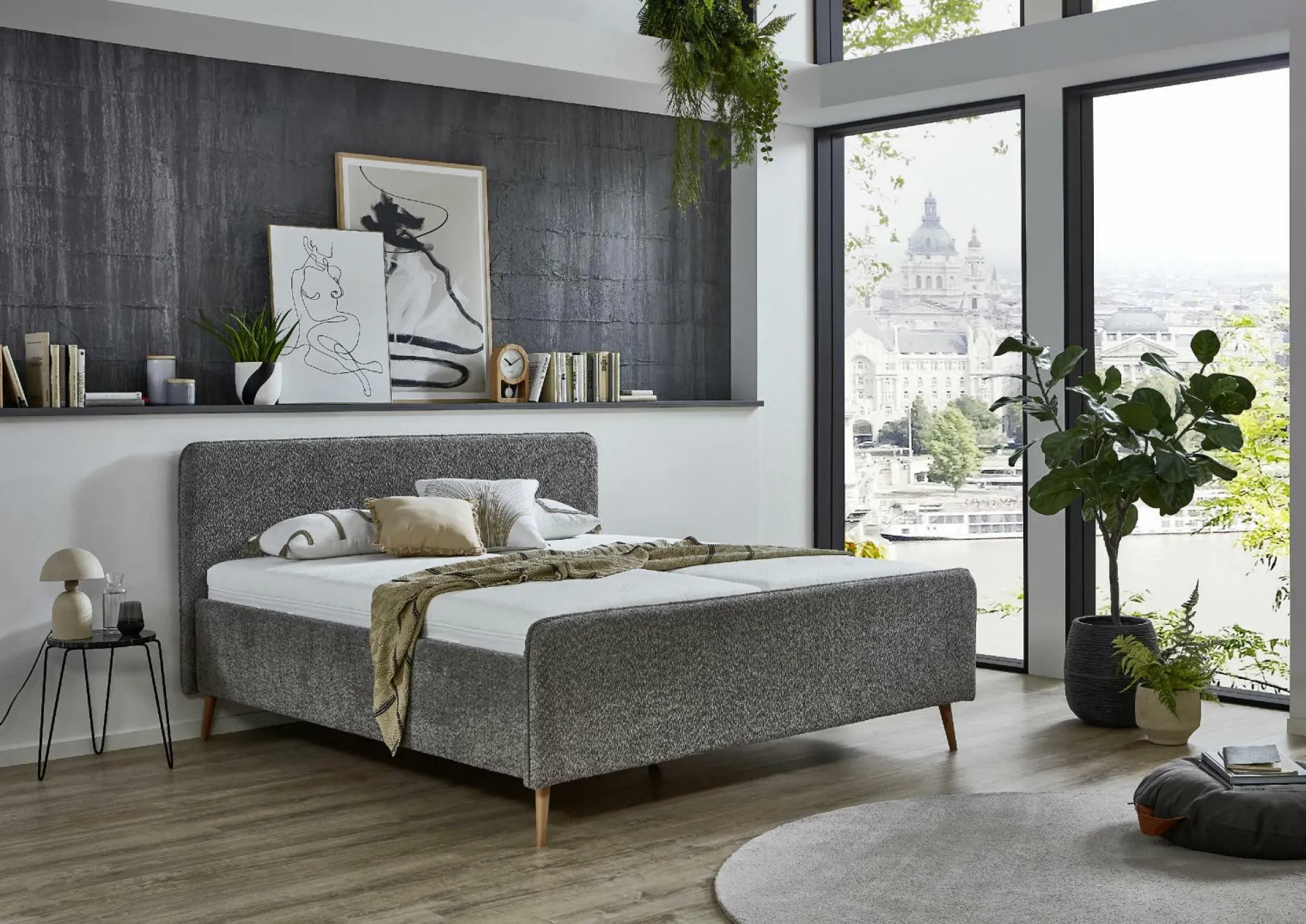 New HARPER Polsterbett SELMA