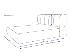 Sale HARPER Polsterbett SIYA